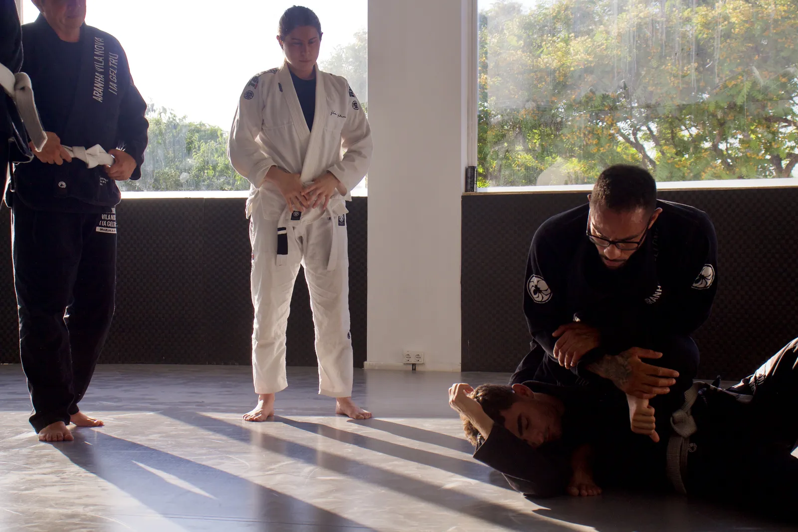 Combate de competición en tatami